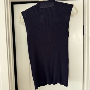 Banana Republic Navy Ribbed Tank Top